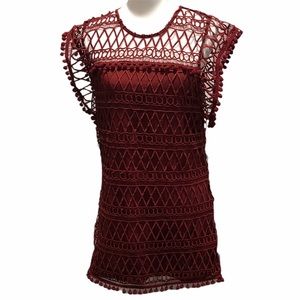 Tularosa Women’s Boho Shift Mini Dress Size XS
